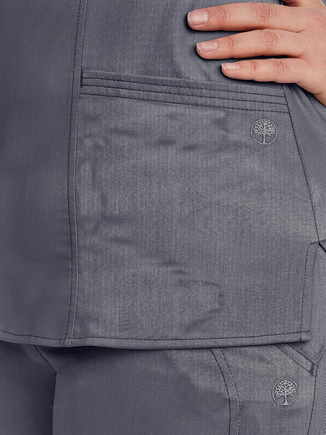 imageHealing Hands Scrubs for Women Mock Wrap Neck Top 2 Pocket Purple Label Womens Scrub Top 2172 JordanPewter