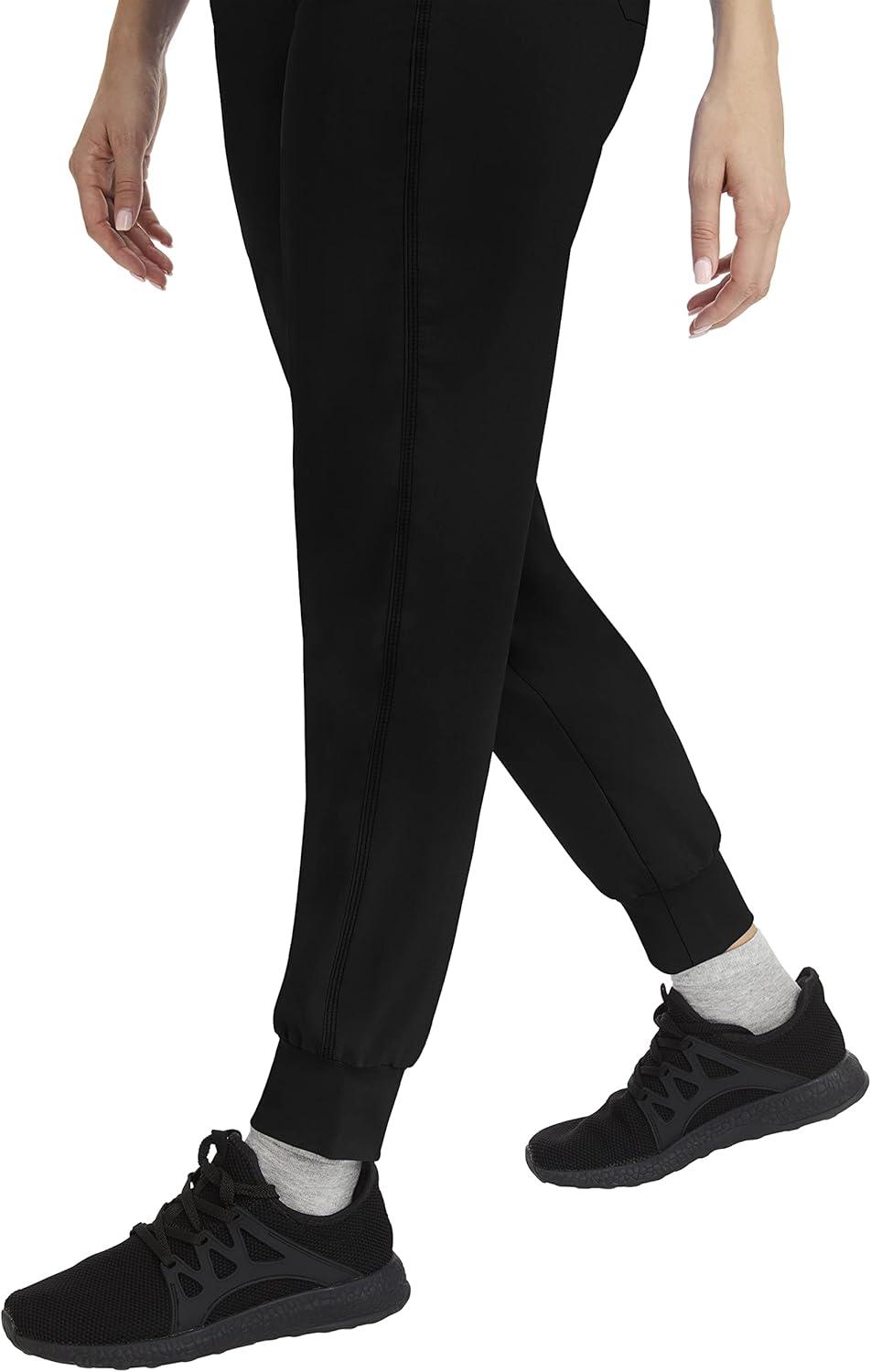 imageHealing Hands Womens Scrub Jogger Pant Tara with 6 Pockets Durable 2Way Stretch and Easy Care Fabric  9233Black
