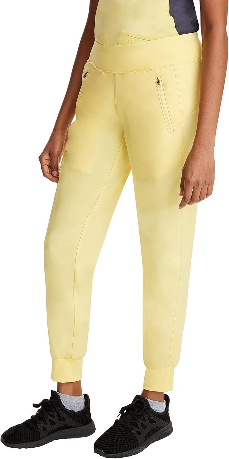 imageHealing Hands Womens Scrub Jogger Pant Tara with 6 Pockets Durable 2Way Stretch and Easy Care Fabric  9233Canary