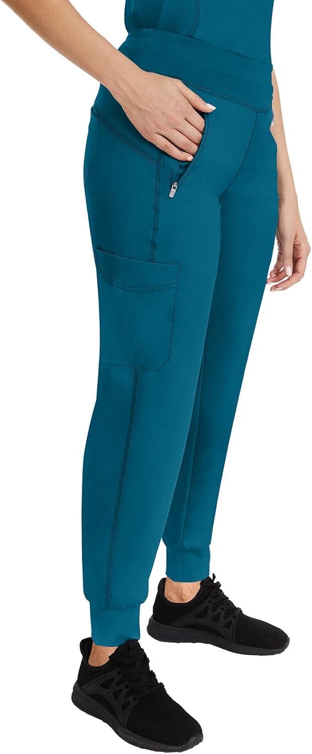 imageHealing Hands Womens Scrub Jogger Pant Tara with 6 Pockets Durable 2Way Stretch and Easy Care Fabric  9233Caribbean