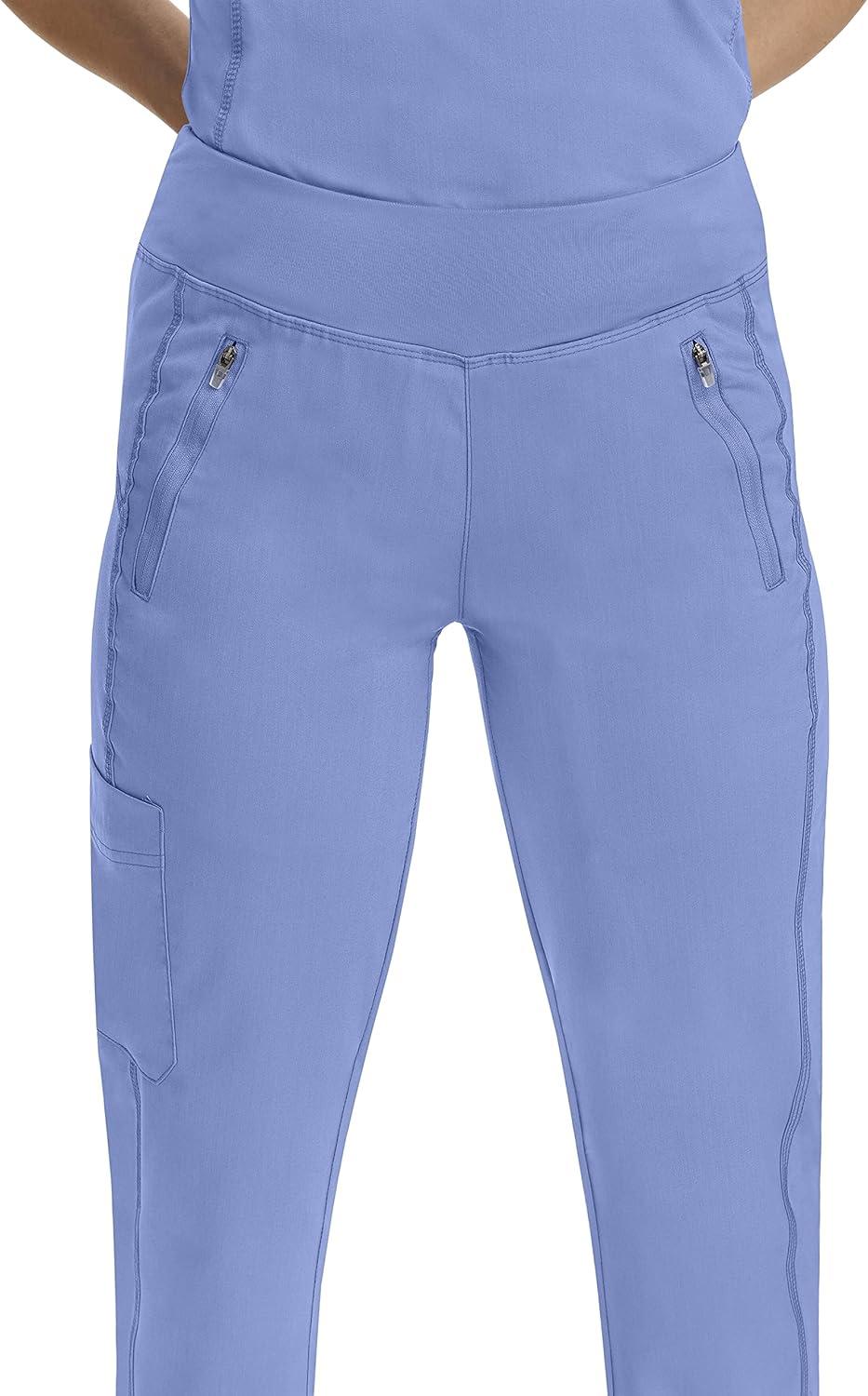 imageHealing Hands Womens Scrub Jogger Pant Tara with 6 Pockets Durable 2Way Stretch and Easy Care Fabric  9233Ceil