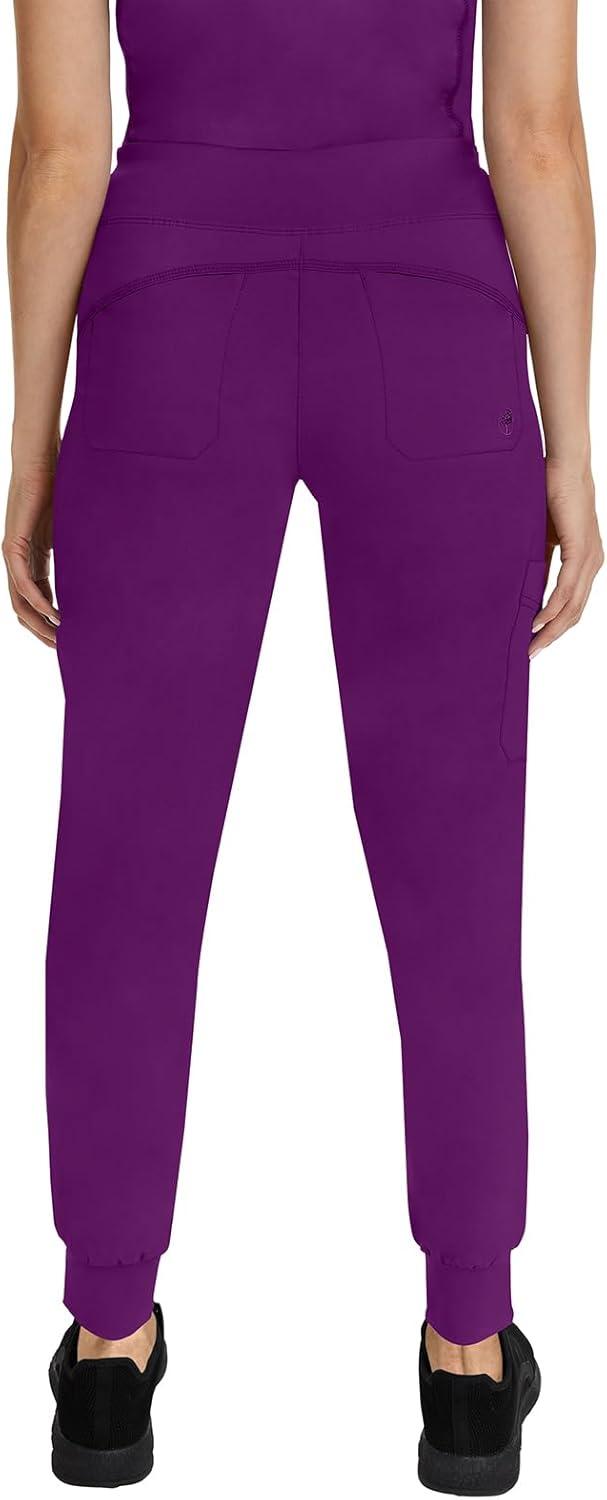 imageHealing Hands Womens Scrub Jogger Pant Tara with 6 Pockets Durable 2Way Stretch and Easy Care Fabric  9233Eggplant