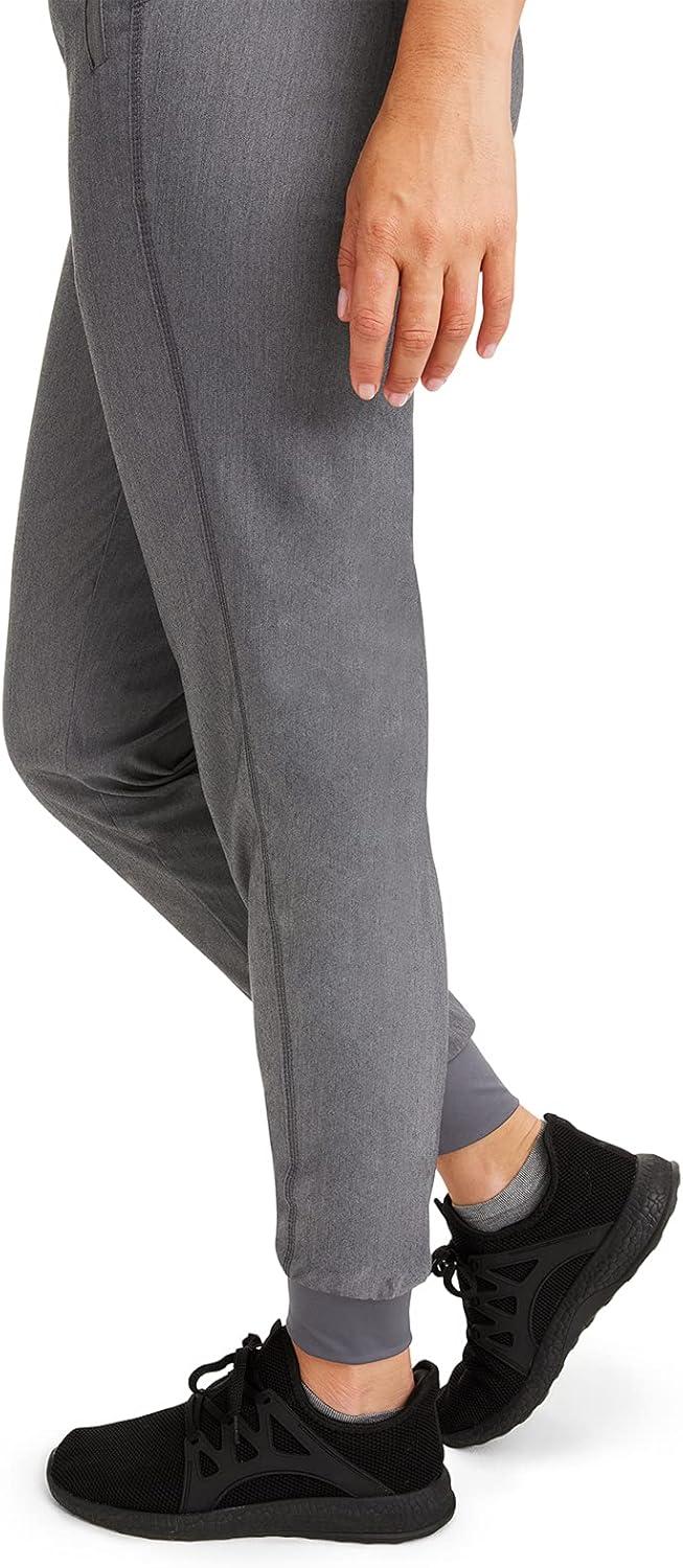 imageHealing Hands Womens Scrub Jogger Pant Tara with 6 Pockets Durable 2Way Stretch and Easy Care Fabric  9233Heather Grey