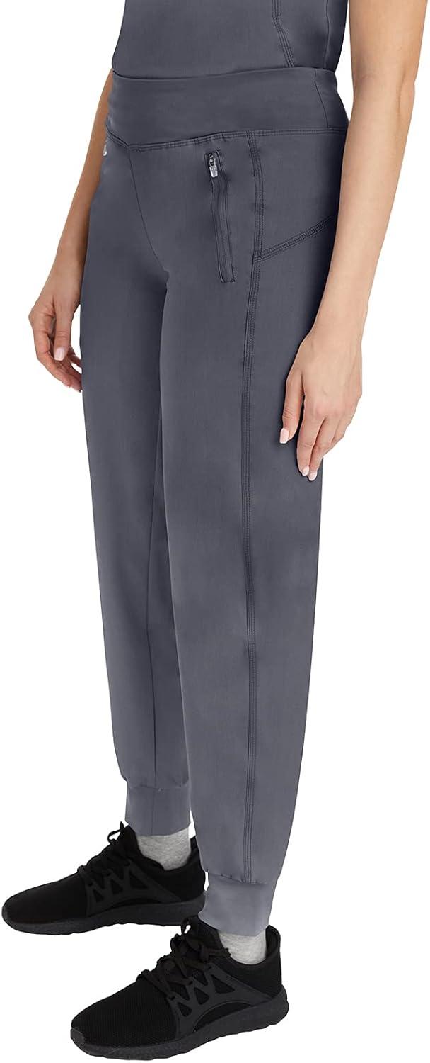imageHealing Hands Womens Scrub Jogger Pant Tara with 6 Pockets Durable 2Way Stretch and Easy Care Fabric  9233Pewter