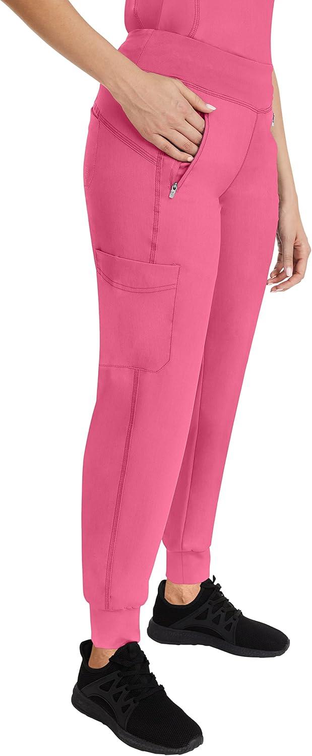imageHealing Hands Womens Scrub Jogger Pant Tara with 6 Pockets Durable 2Way Stretch and Easy Care Fabric  9233Sugar Coral