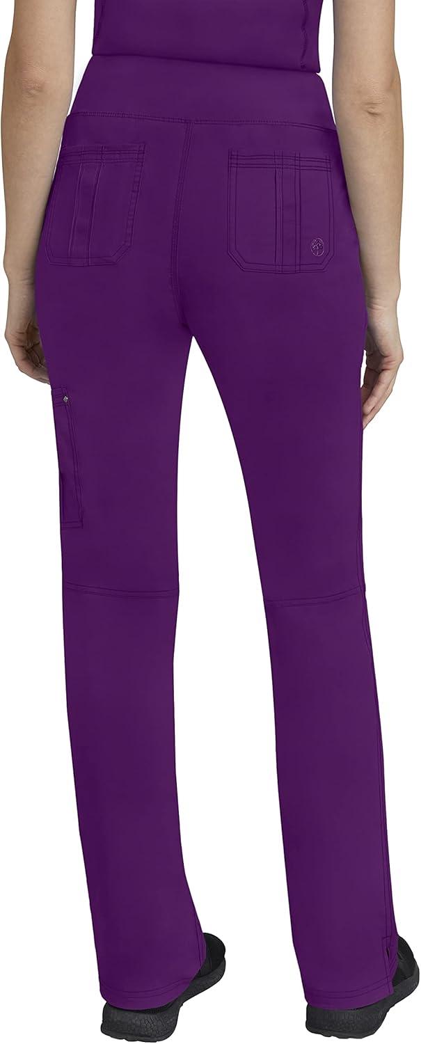 imageHealing Hands Womens Scrub Pant Tori Cargo Bottoms with 5 Pockets and 2Way Stretch Fabric 9133Eggplant