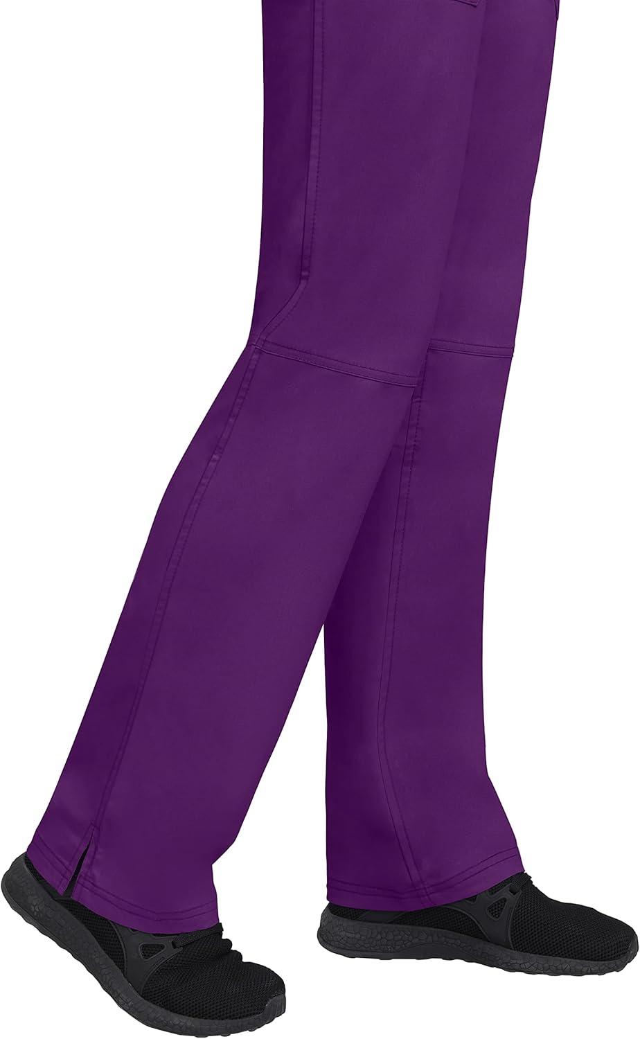 imageHealing Hands Womens Scrub Pant Tori Cargo Bottoms with 5 Pockets and 2Way Stretch Fabric 9133Eggplant