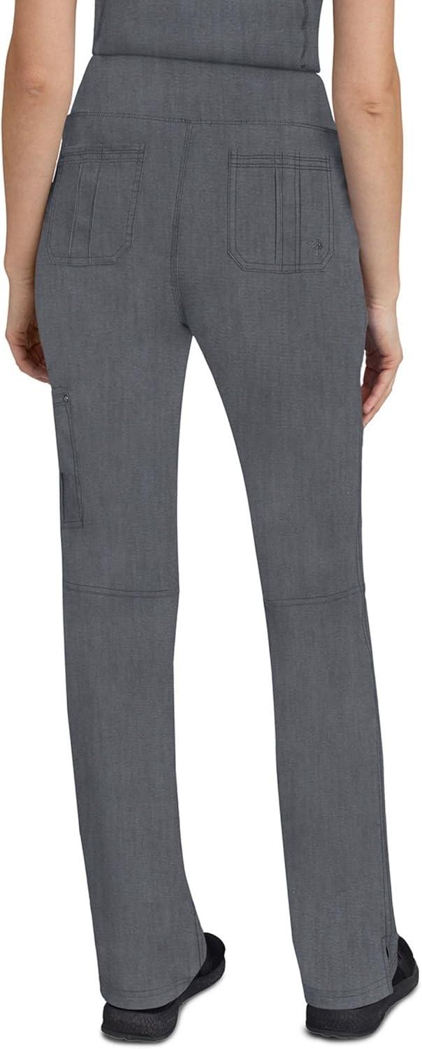 imageHealing Hands Womens Scrub Pant Tori Cargo Bottoms with 5 Pockets and 2Way Stretch Fabric 9133Heather Grey