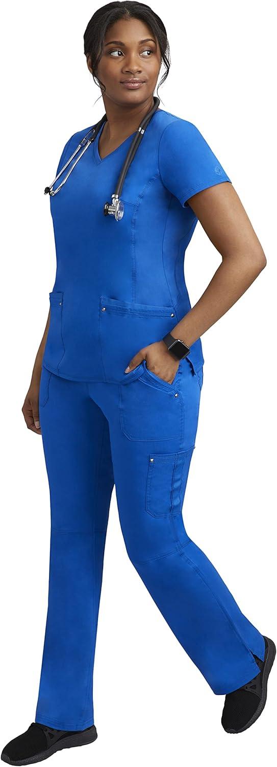 imageHealing Hands Womens Scrub Pant Tori Cargo Bottoms with 5 Pockets and 2Way Stretch Fabric 9133Royal
