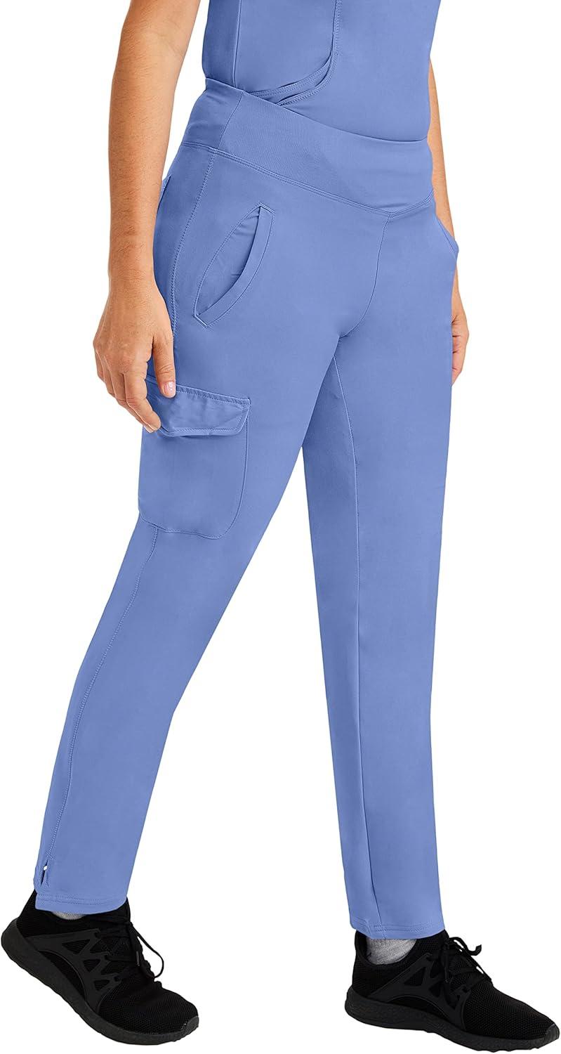 imageHealing Hands Womens Yoga Scrubs Pant 6 Pocket HH360 9155 Naomi Athleisure Scrub Yoga Pant for WomenCeil