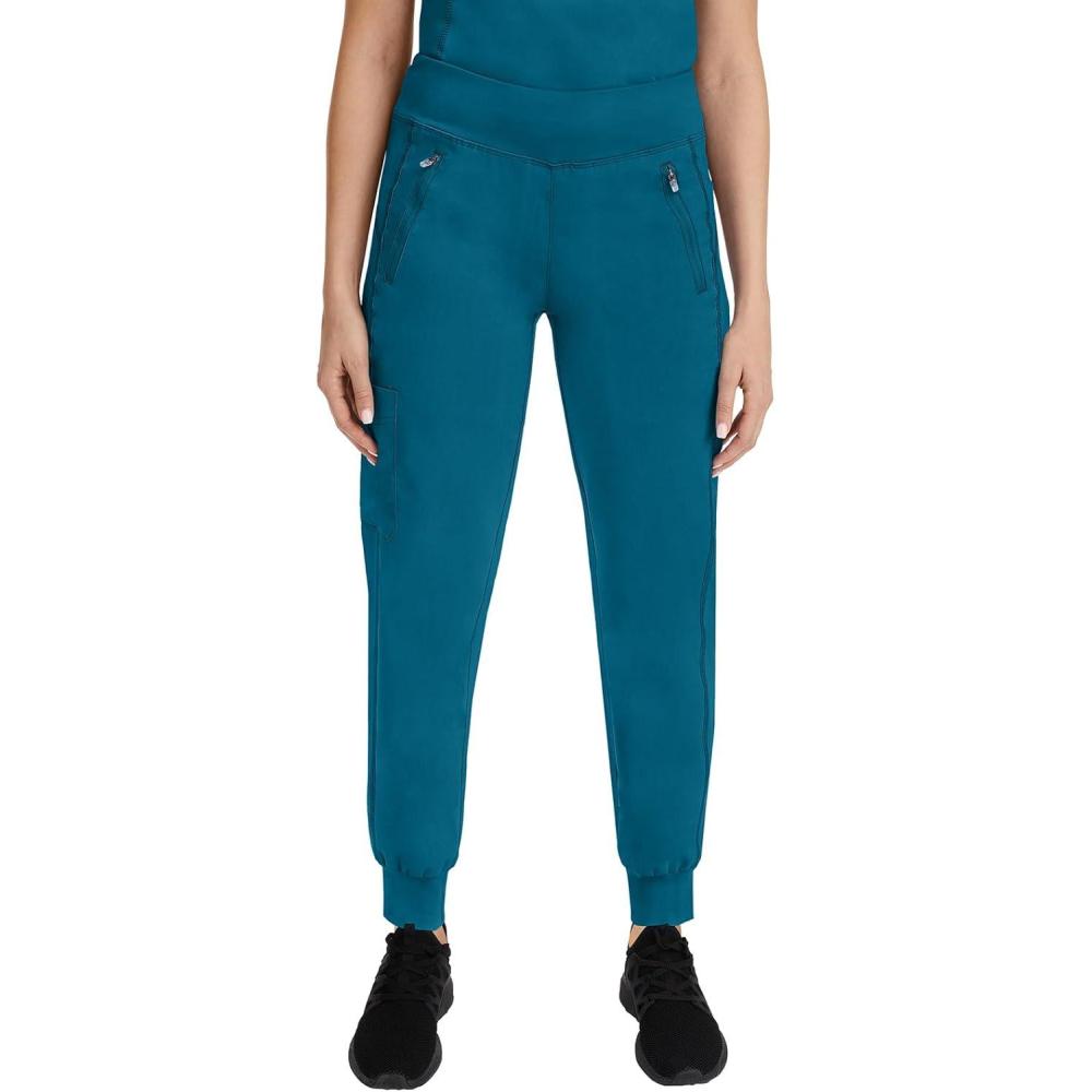 imageHealing Hands Womens Scrub Jogger Pant Tara with 6 Pockets Durable 2Way Stretch and Easy Care Fabric  9233Caribbean