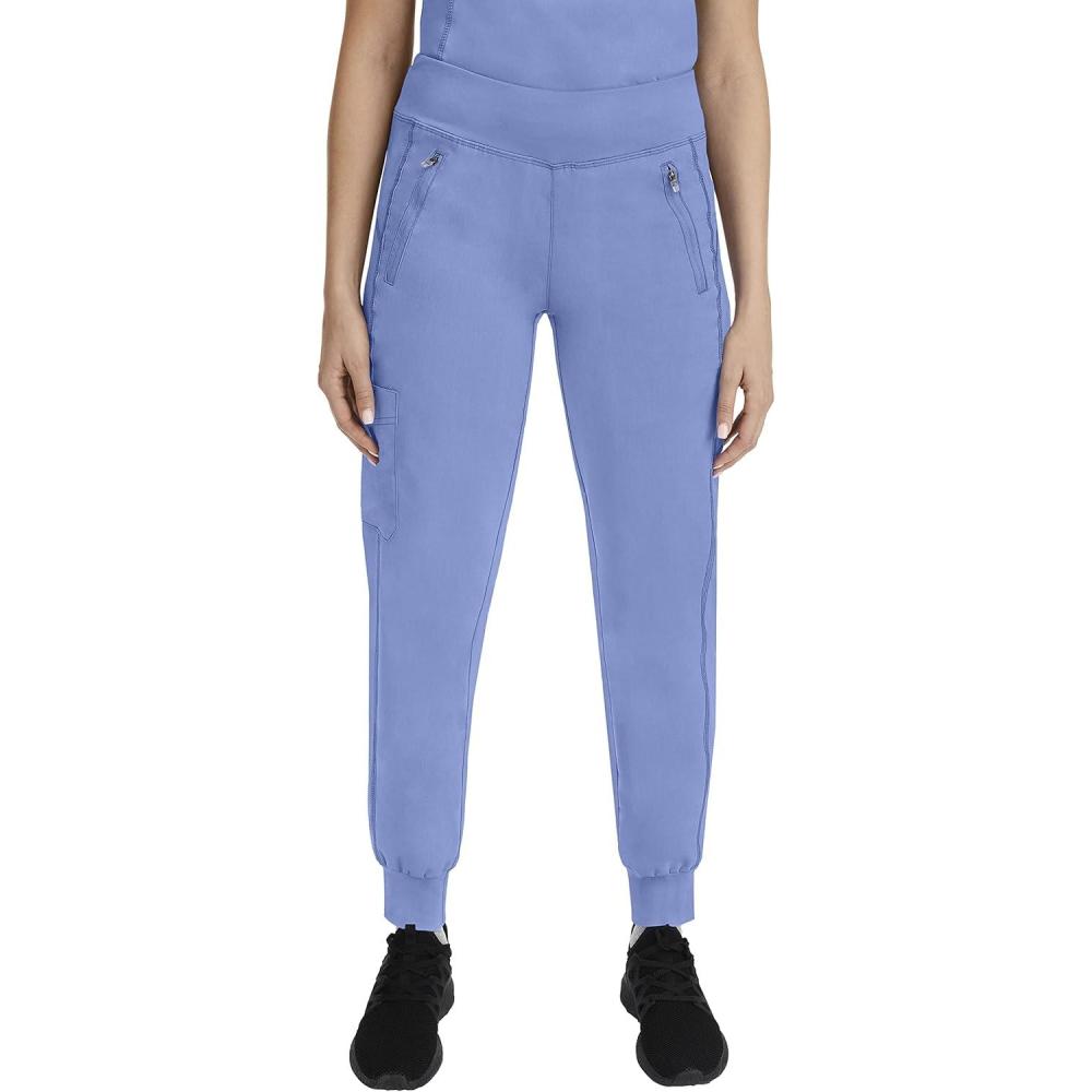 imageHealing Hands Womens Scrub Jogger Pant Tara with 6 Pockets Durable 2Way Stretch and Easy Care Fabric  9233Ceil