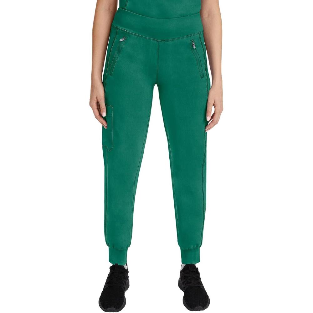 imageHealing Hands Womens Scrub Jogger Pant Tara with 6 Pockets Durable 2Way Stretch and Easy Care Fabric  9233Green