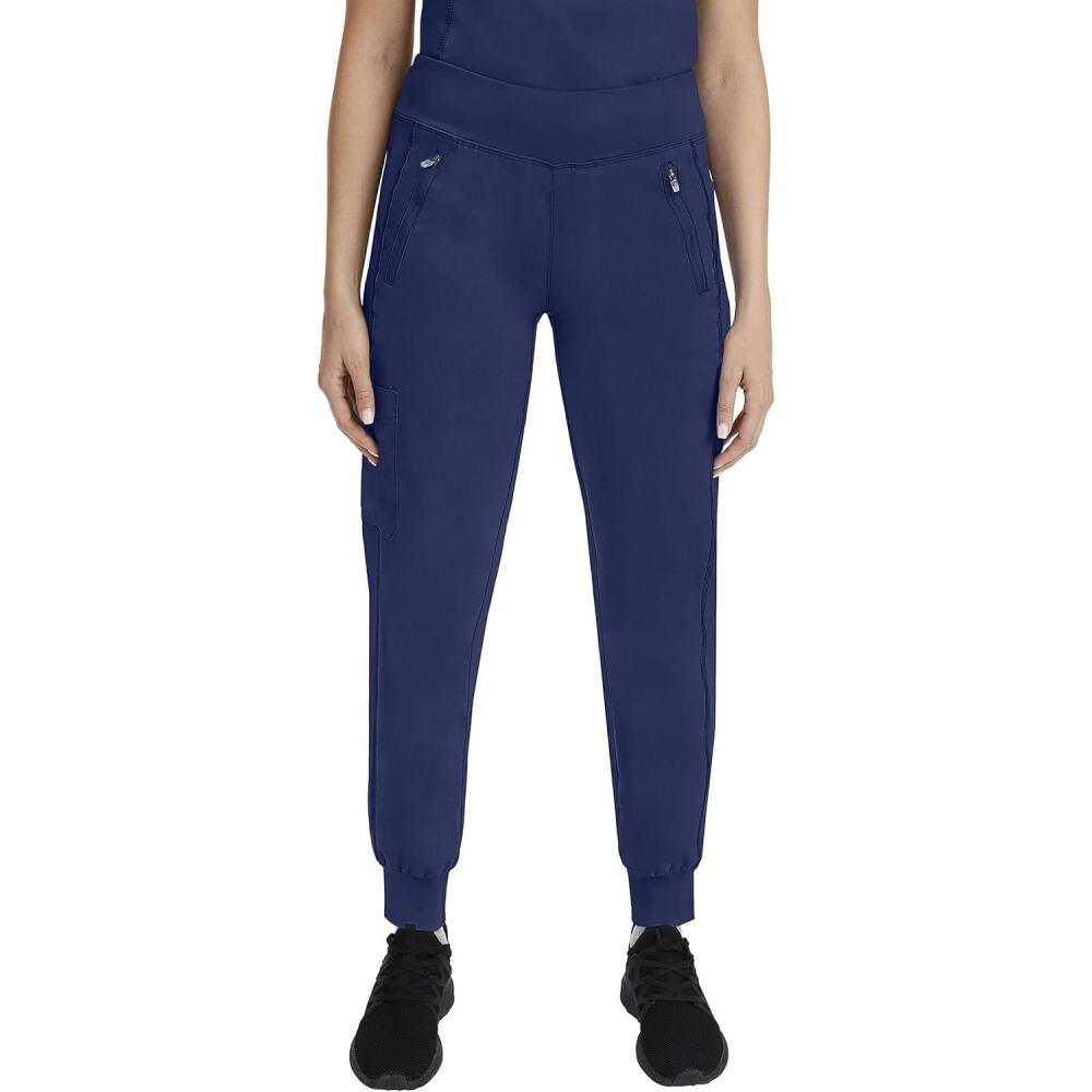 imageHealing Hands Womens Scrub Jogger Pant Tara with 6 Pockets Durable 2Way Stretch and Easy Care Fabric  9233Navy