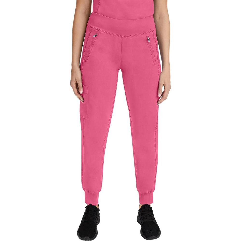 imageHealing Hands Womens Scrub Jogger Pant Tara with 6 Pockets Durable 2Way Stretch and Easy Care Fabric  9233Sugar Coral