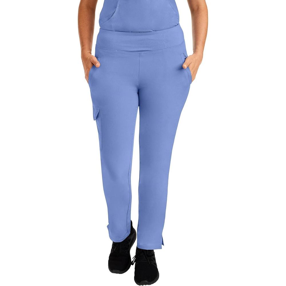 imageHealing Hands Womens Yoga Scrubs Pant 6 Pocket HH360 9155 Naomi Athleisure Scrub Yoga Pant for WomenCeil