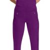 Healing Hands Women’s Scrub Jogger Pant Tara with 6 Pockets, Durable, 2-Way Stretch and Easy Care Fabric – 9233(Eggplant)