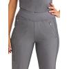 Healing Hands Women’s Scrub Jogger Pant Tara with 6 Pockets, Durable, 2-Way Stretch and Easy Care Fabric – 9233(Heather Grey)