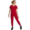 Healing Hands Women’s Scrub Jogger Pant Tara with 6 Pockets, Durable, 2-Way Stretch and Easy Care Fabric – 9233(Red)