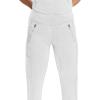 Healing Hands Women’s Scrub Jogger Pant Tara with 6 Pockets, Durable, 2-Way Stretch and Easy Care Fabric – 9233(White)