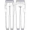 Healing Hands Women’s Scrub Jogger Pant Tara with 6 Pockets, Durable, 2-Way Stretch and Easy Care Fabric – 9233(White)