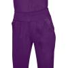 Healing Hands Women’s Scrub Pant Tori Cargo Bottoms with 5 Pockets and 2-Way Stretch Fabric 9133(Eggplant)