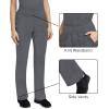 Healing Hands Women’s Scrub Pant Tori Cargo Bottoms with 5 Pockets and 2-Way Stretch Fabric 9133(Heather Grey)