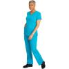 Healing Hands Women’s Scrub Pant Tori Cargo Bottoms with 5 Pockets and 2-Way Stretch Fabric 9133(Teal)