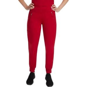 Healing Hands Women’s Scrub Jogger Pant Tara with 6 Pockets, Durable, 2-Way Stretch and Easy Care Fabric – 9233(Red)