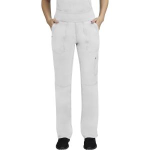 Healing Hands Women’s Scrub Pant Tori Cargo Bottoms with 5 Pockets and 2-Way Stretch Fabric 9133(White)