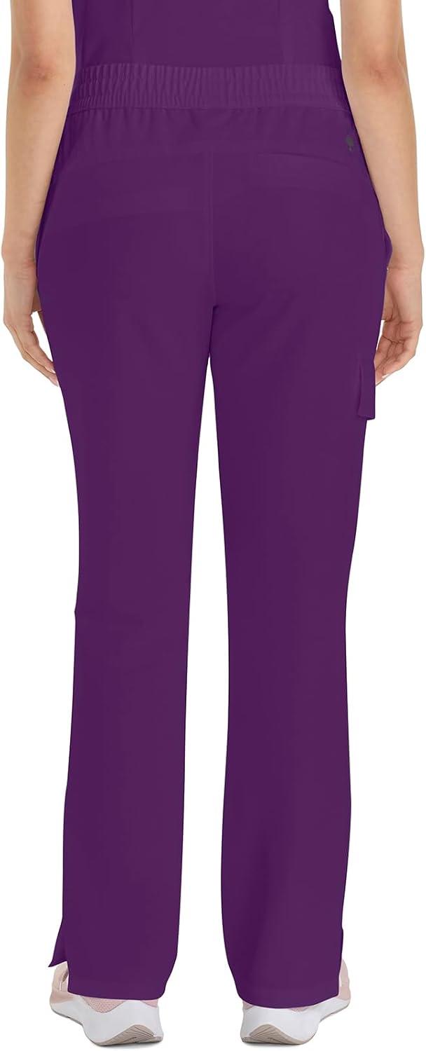 imageHealing Hands Scrubs for Women Medical Pant Drawstring Straight Leg Bottoms HH153Eggplant