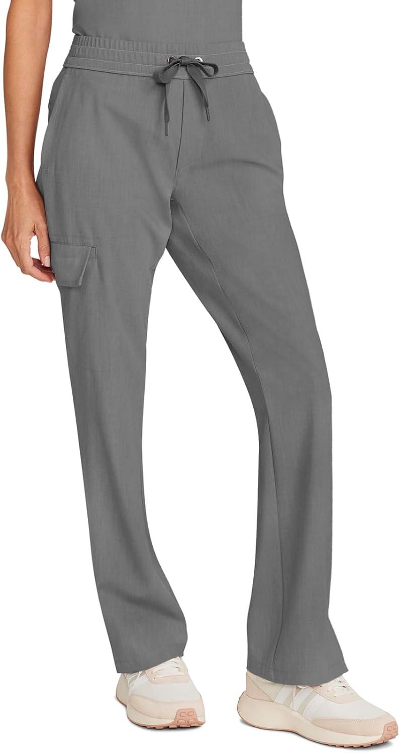 imageHealing Hands Scrubs for Women Medical Pant Drawstring Straight Leg Bottoms HH153Heather Ash