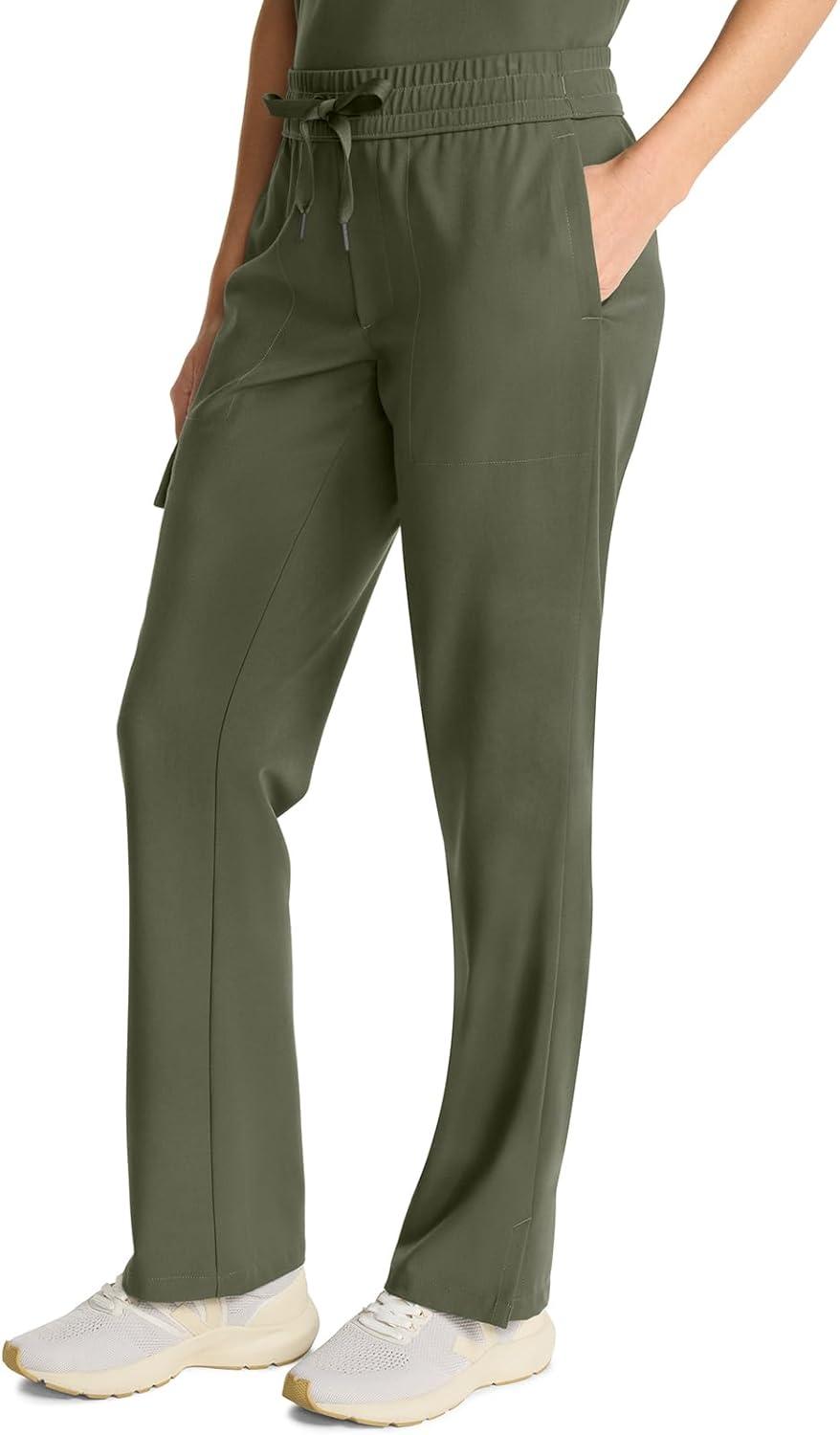 imageHealing Hands Scrubs for Women Medical Pant Drawstring Straight Leg Bottoms HH153Olive