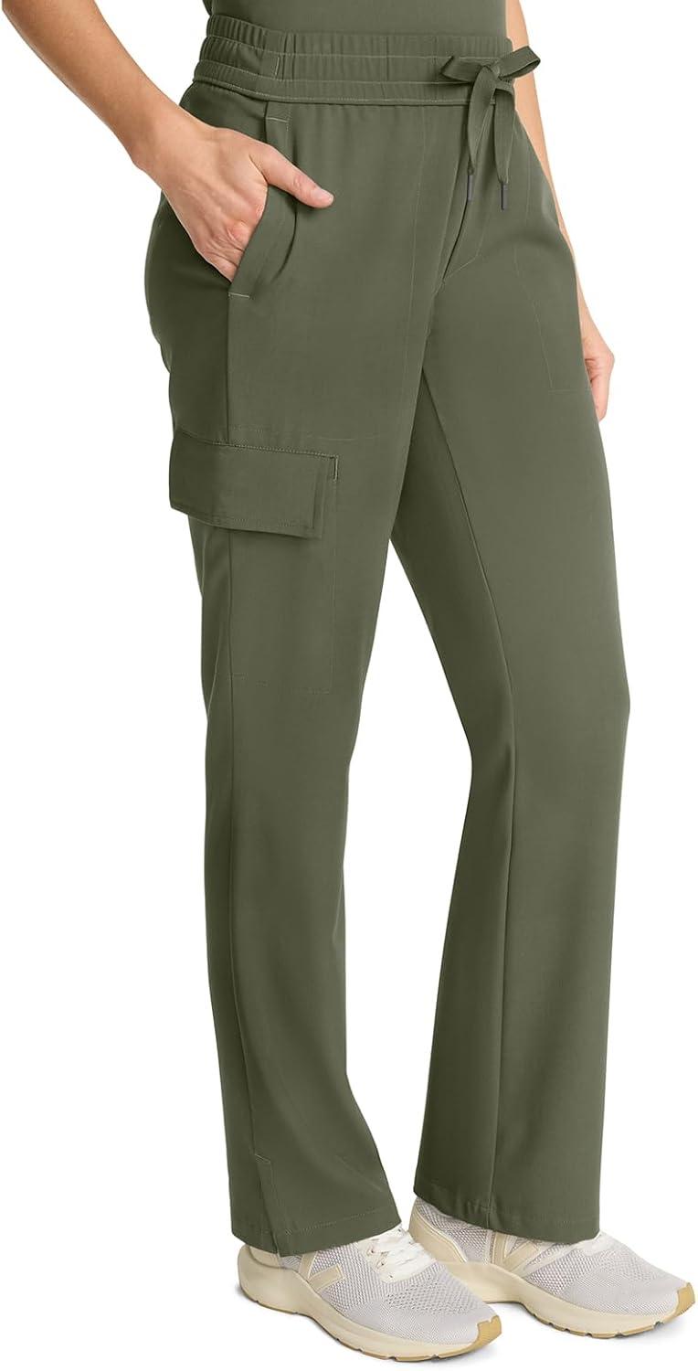 imageHealing Hands Scrubs for Women Medical Pant Drawstring Straight Leg Bottoms HH153Olive