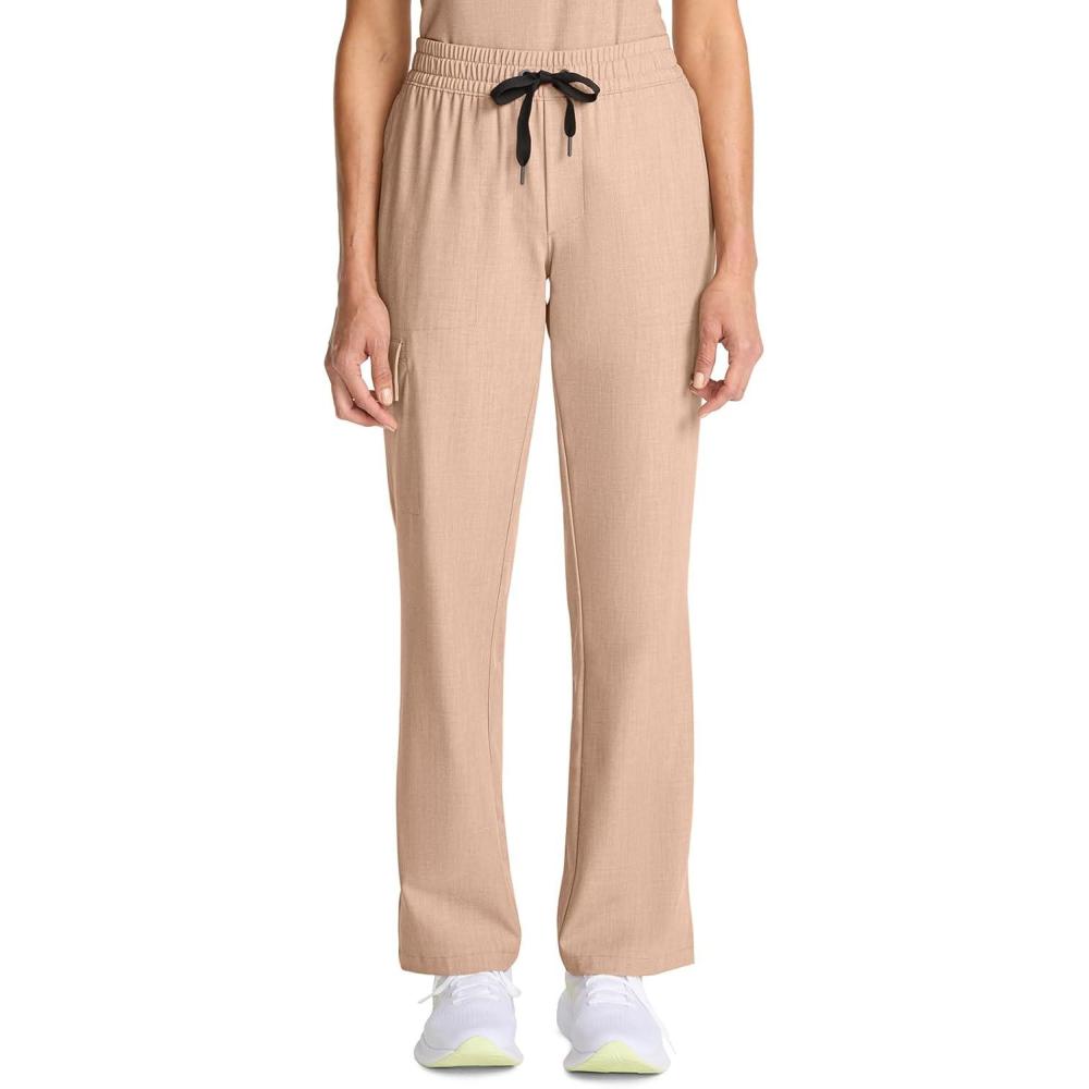 imageHealing Hands Scrubs for Women Medical Pant Drawstring Straight Leg Bottoms HH153Desert Taupe