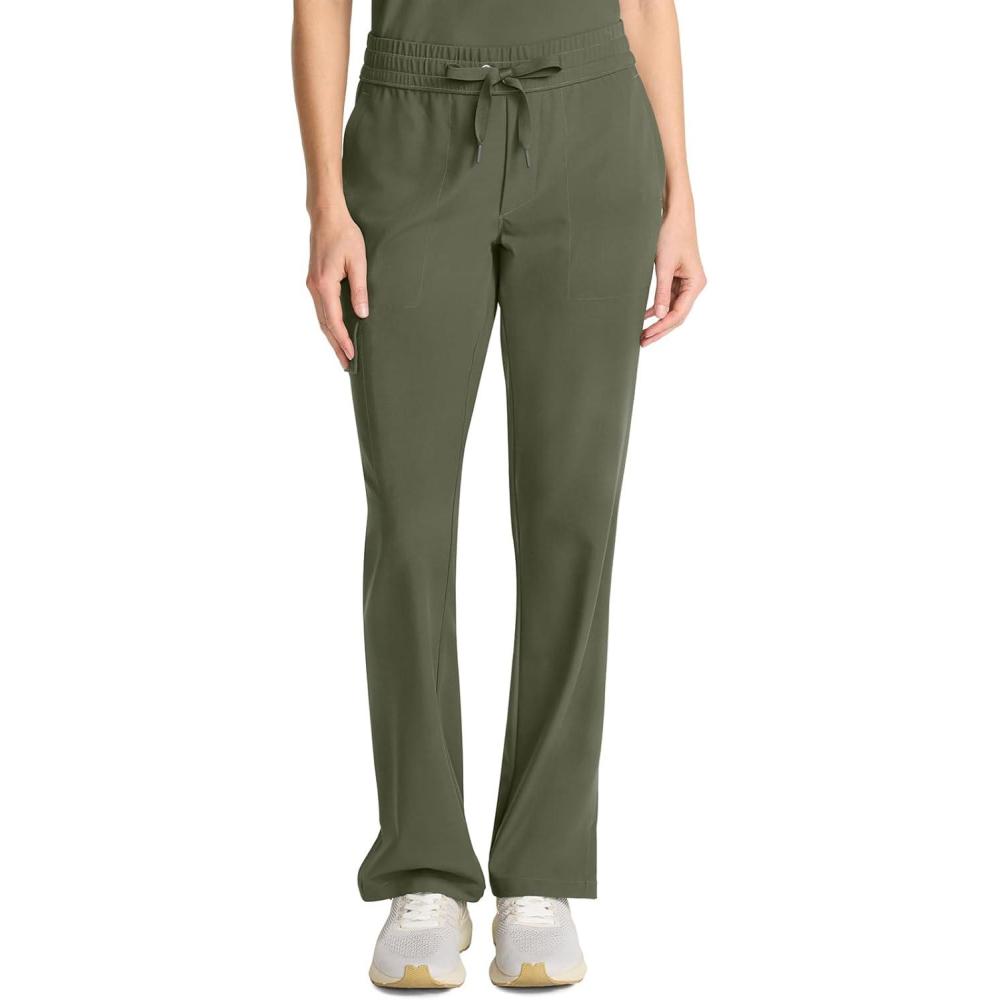 imageHealing Hands Scrubs for Women Medical Pant Drawstring Straight Leg Bottoms HH153Olive