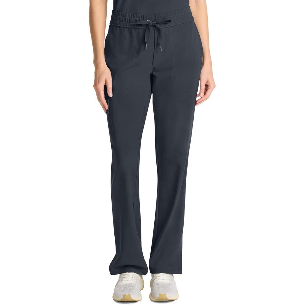 imageHealing Hands Scrubs for Women Medical Pant Drawstring Straight Leg Bottoms HH153Pewter