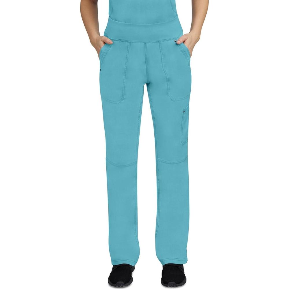 imageHealing Hands Womens Scrub Pant Tori Cargo Bottoms with 5 Pockets and 2Way Stretch Fabric 9133Spectra Blue