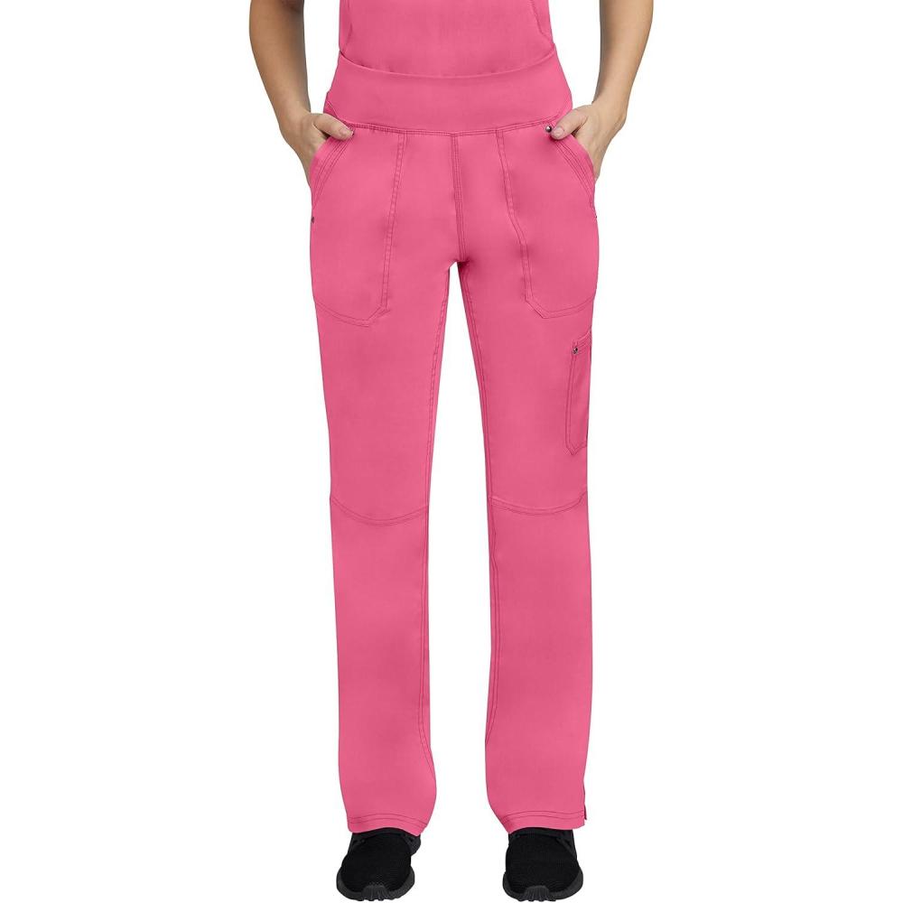 imageHealing Hands Womens Scrub Pant Tori Cargo Bottoms with 5 Pockets and 2Way Stretch Fabric 9133Sugar Coral