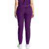 Healing Hands Joggers Scrub Pants for Women Mid-Rise Bottoms with Bekah Drawstring HH155(Eggplant)