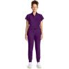 Healing Hands Joggers Scrub Pants for Women Mid-Rise Bottoms with Bekah Drawstring HH155(Eggplant)