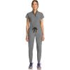 Healing Hands Joggers Scrub Pants for Women Mid-Rise Bottoms with Bekah Drawstring HH155(Heather Ash)