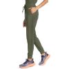 Healing Hands Joggers Scrub Pants for Women Mid-Rise Bottoms with Bekah Drawstring HH155(Olive)