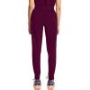 Healing Hands Joggers Scrub Pants for Women Mid-Rise Bottoms with Bekah Drawstring HH155(Wine)