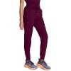 Healing Hands Joggers Scrub Pants for Women Mid-Rise Bottoms with Bekah Drawstring HH155(Wine)