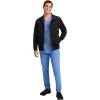 Healing Hands Men’s Scrub Jacket 6 Pocket Purple Label Scrubs 5530 Jonathan Zip up Jacket for Men(Black)
