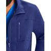 Healing Hands Men’s Scrub Jacket 6 Pocket Purple Label Scrubs 5530 Jonathan Zip up Jacket for Men(Navy)