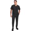 Healing Hands Men’s Scrub Jogger Pants Dante with 4 Pockets, 2-Way Stretch, and Durable Fabric 9301(Black)