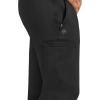 Healing Hands Men’s Scrub Jogger Pants Dante with 4 Pockets, 2-Way Stretch, and Durable Fabric 9301(Black)