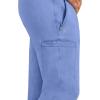 Healing Hands Men’s Scrub Jogger Pants Dante with 4 Pockets, 2-Way Stretch, and Durable Fabric 9301(Ceil)